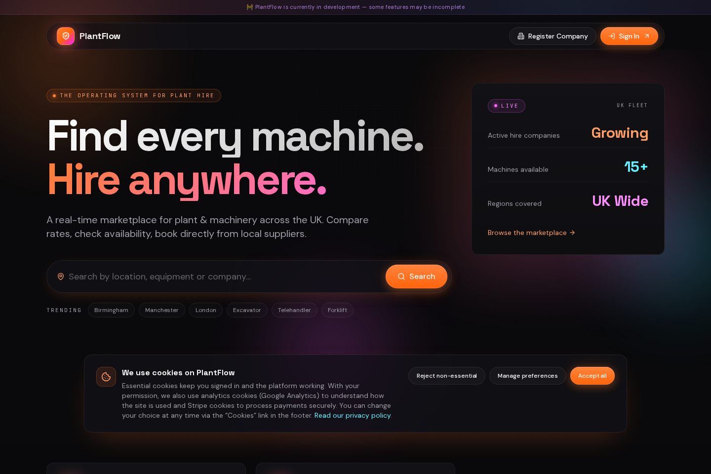PlantFlow interface preview